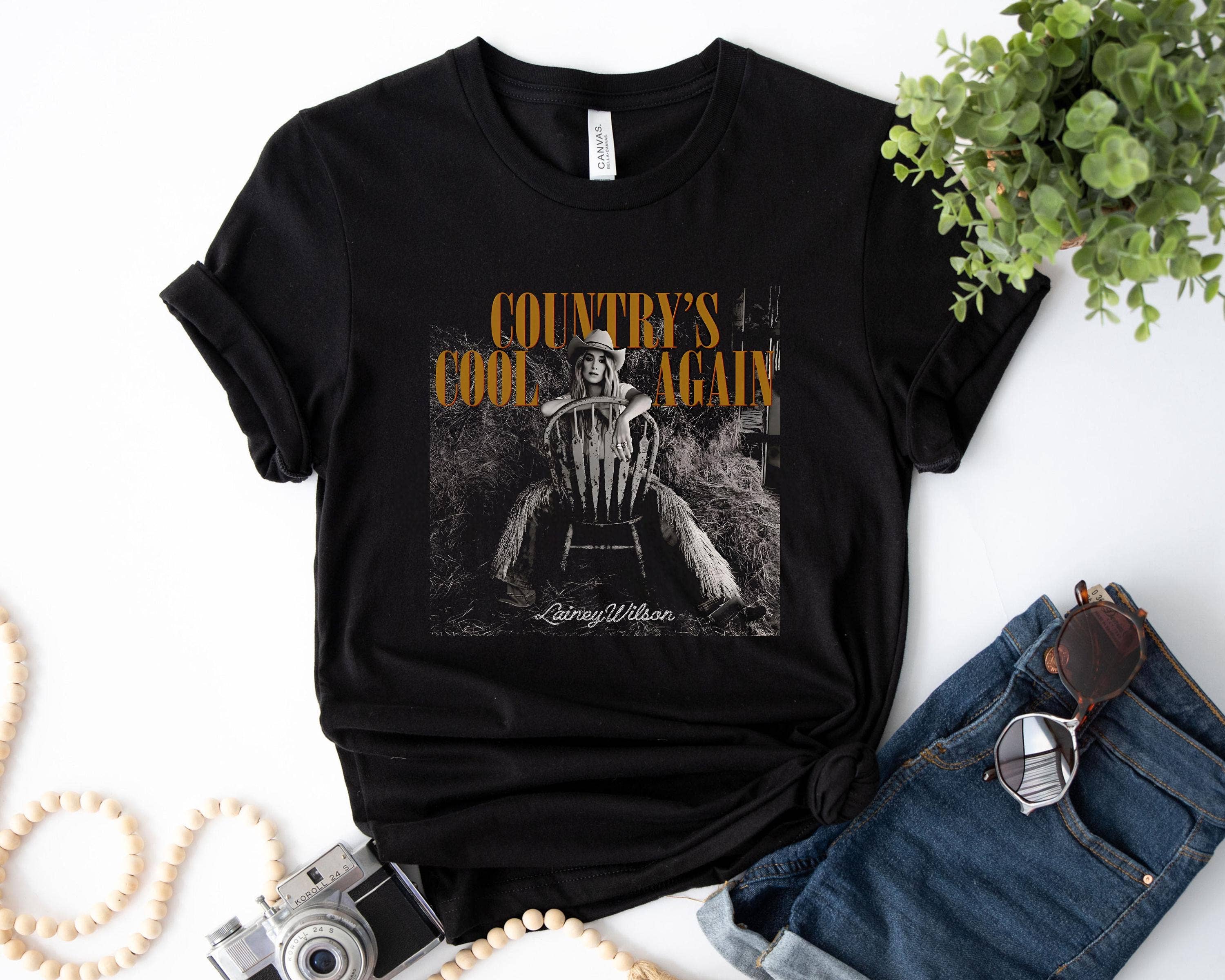 2024 Lainey Wilson Tour Merch Fan Shirt Vintage Style Hoodie, Sweatshirt | PodTeesHub.com