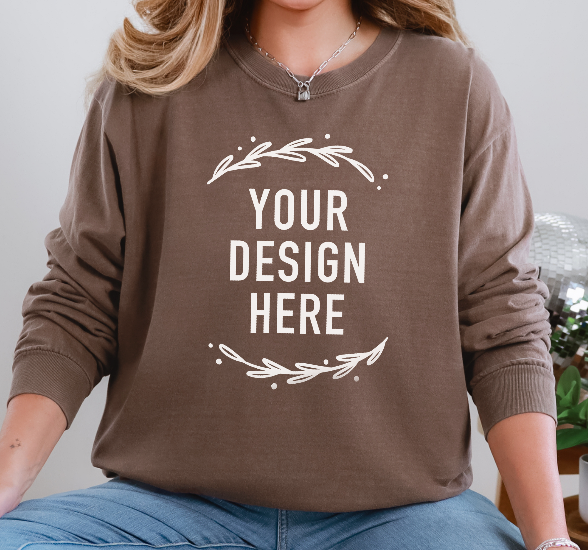 Custom Logo Long Sleeve Shirt, One Print, Comfort Colors® Hoodie, Sweatshirt | PodTeesHub.com