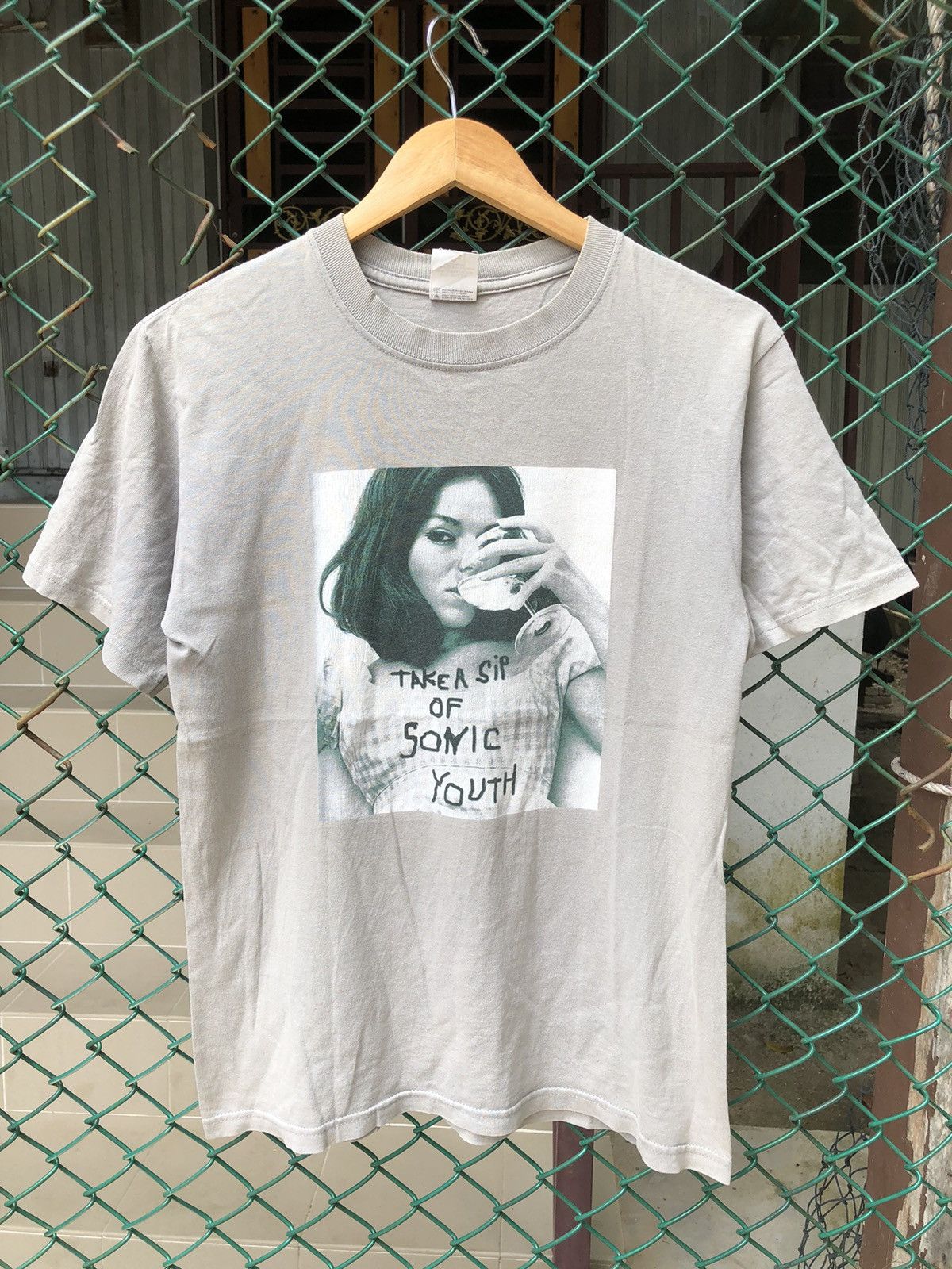 Band Tees Rare Vintage 90s Take A Sip Of Sonic Youth Tshirt Hoodie, Sweatshirt | PodTeesHub.com