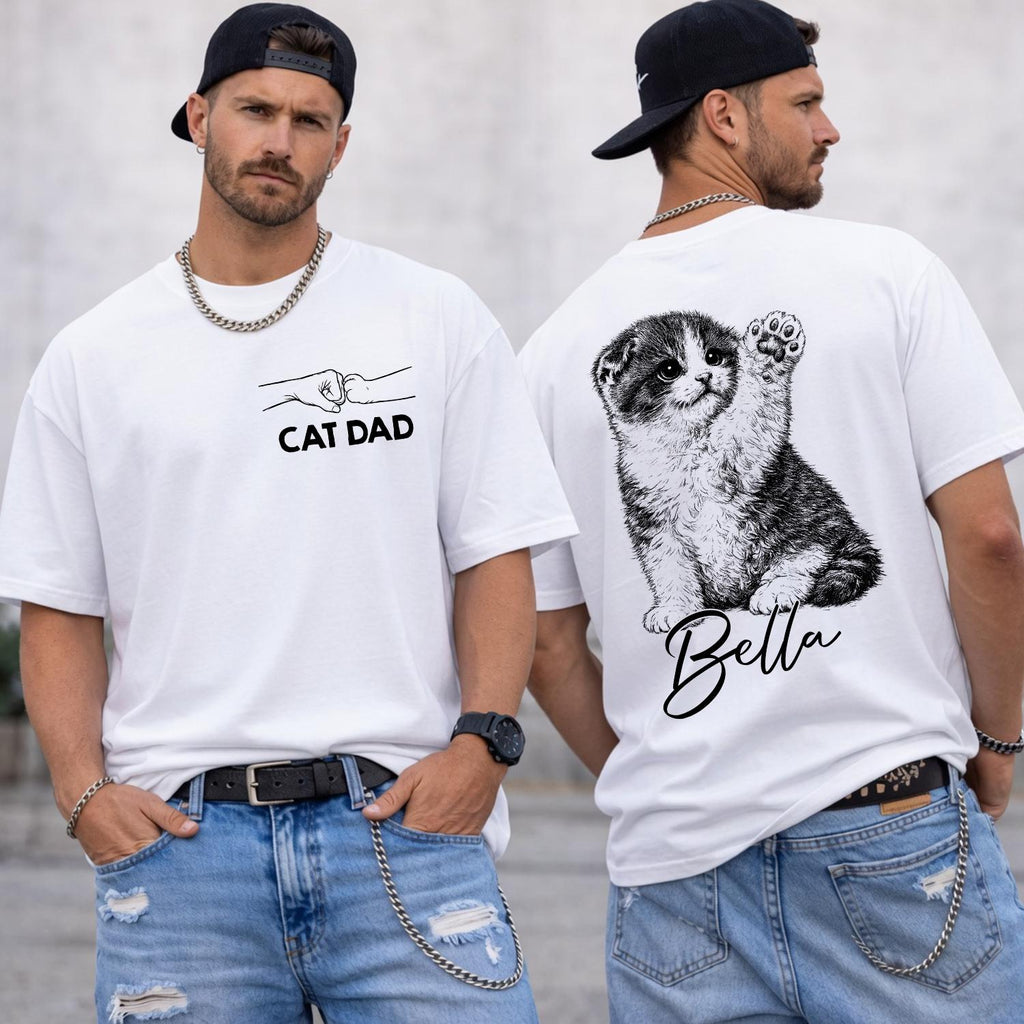 Personalized Dog Dad Custom Pet Photo Name Father Day Fathers Day American Dog Dads Pet Lover Humor (2)