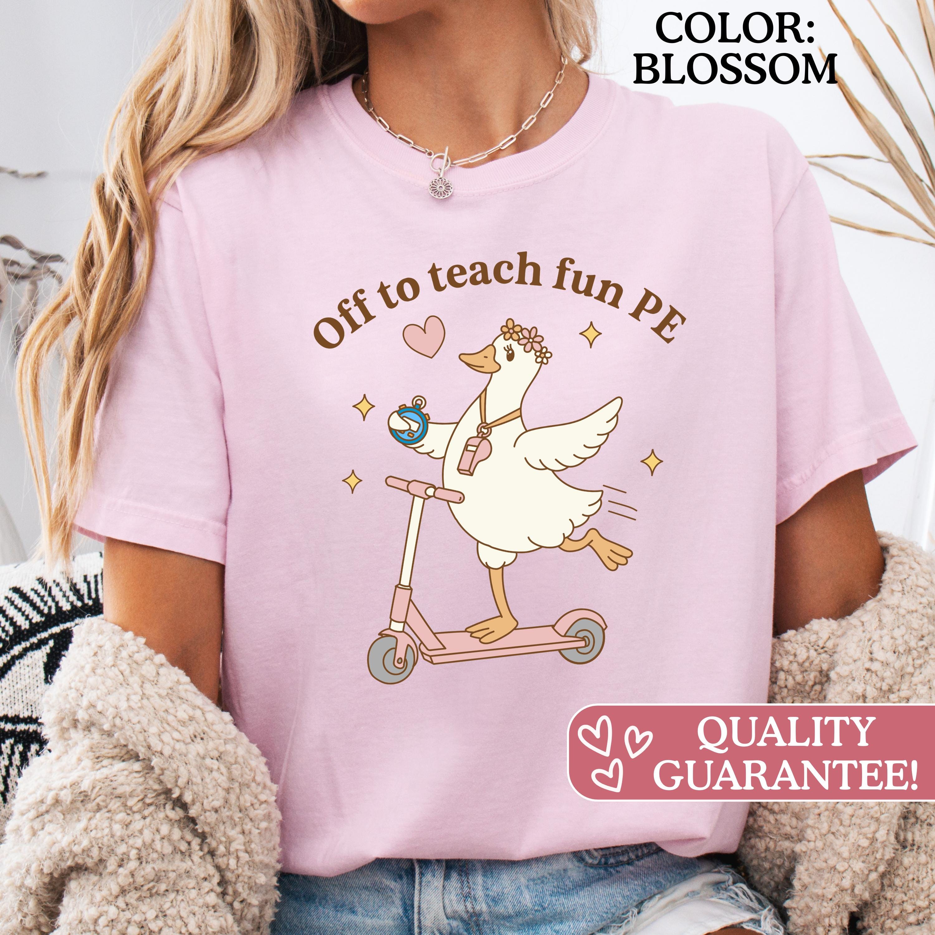 Comfort Colors Pe Teacher Gym Squad Retro School Coach Tee Educator (2)