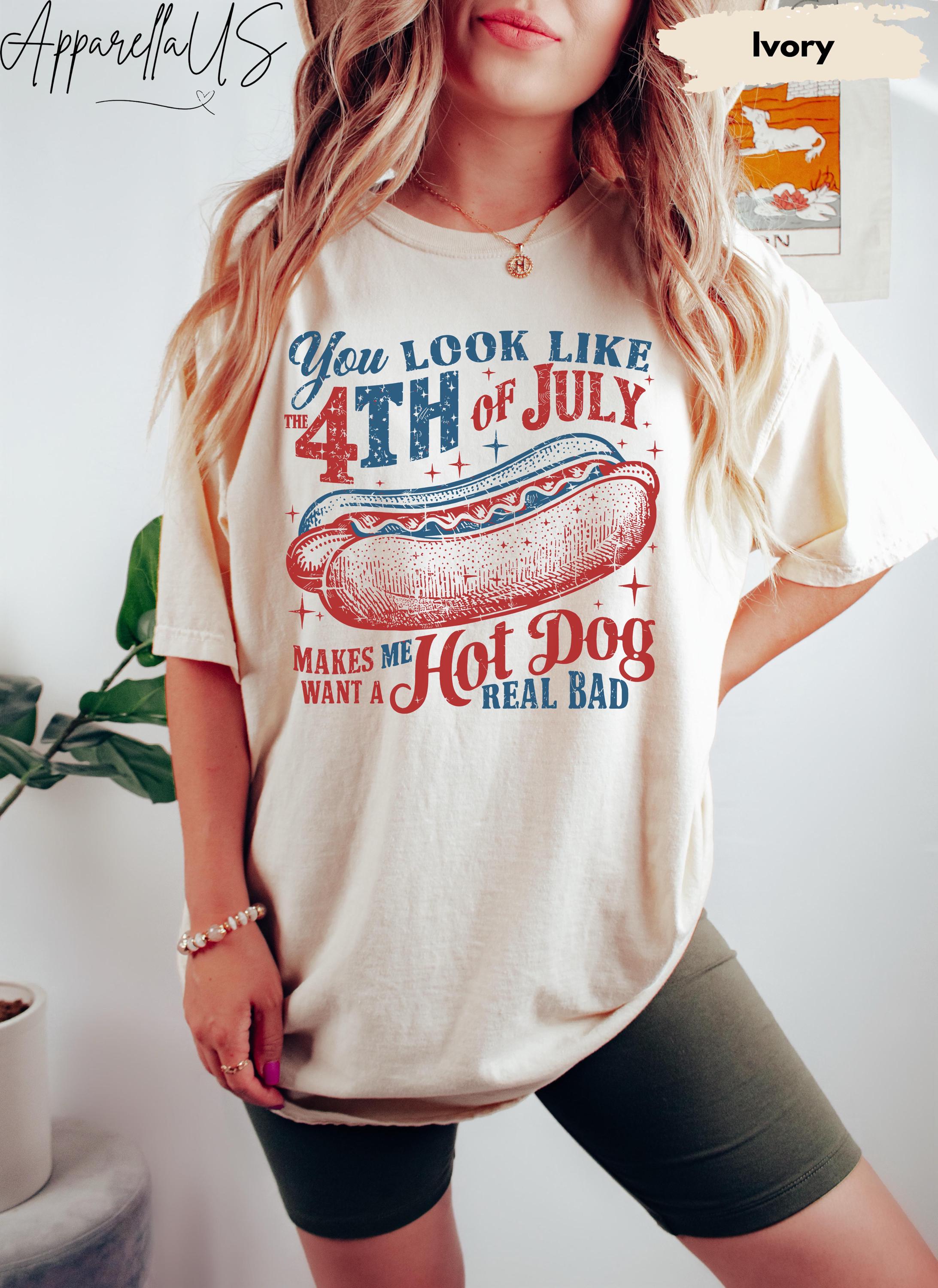 Comfort Colors Like 4th July Dog Tee July 4th Fourth July Dog Lover Patriotic (2)