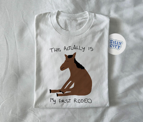 Actually First Rodeo Meme Horse Weird Rodeo Meme Silly Horse (2)