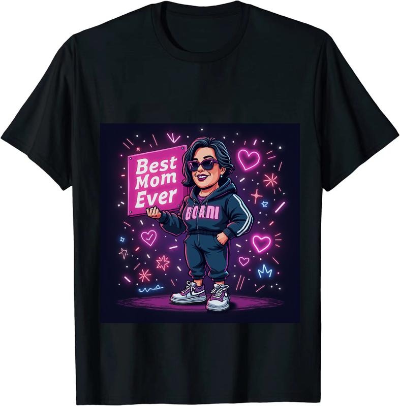 [100% Cotton] Best Mom Ever GCM Hoodie Cartoon Character T-Shirt Sweatshirt | PodTeesHub.com