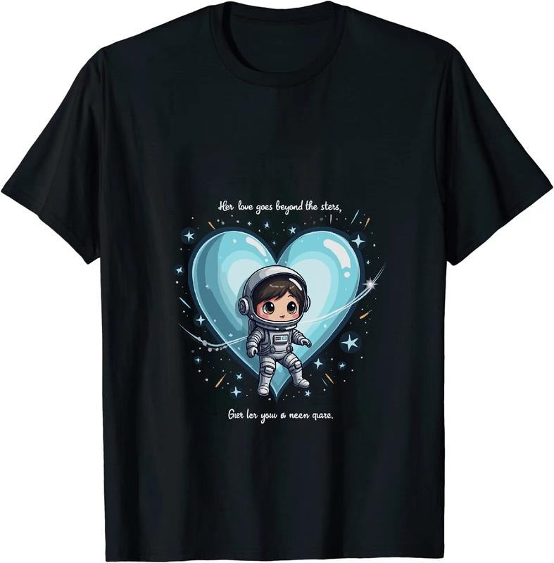 [100% Cotton] Beyond The Stars Astronaut Moon Quote Space Lover T-Shirt Hoodie, Sweatshirt | PodTeesHub.com