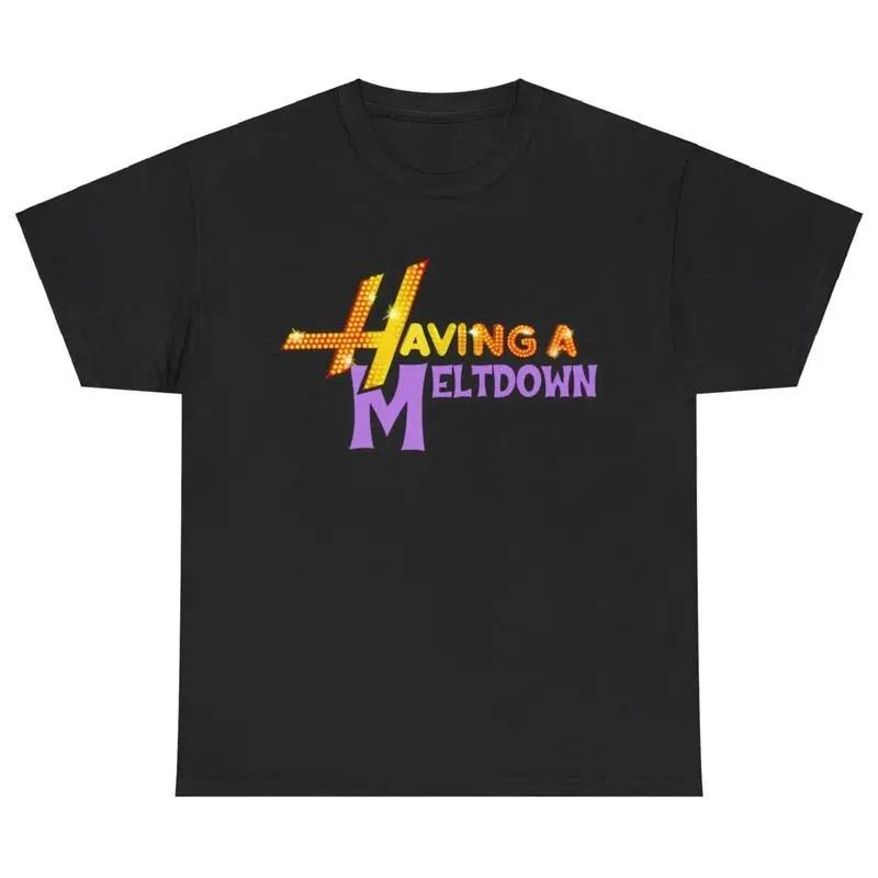 [100% Cotton] Having A Meltdown T-Shirt, Funny Vintage-Inspired Graphic Tee, Trendy Casual Streetwear Top For Daily Mood,...