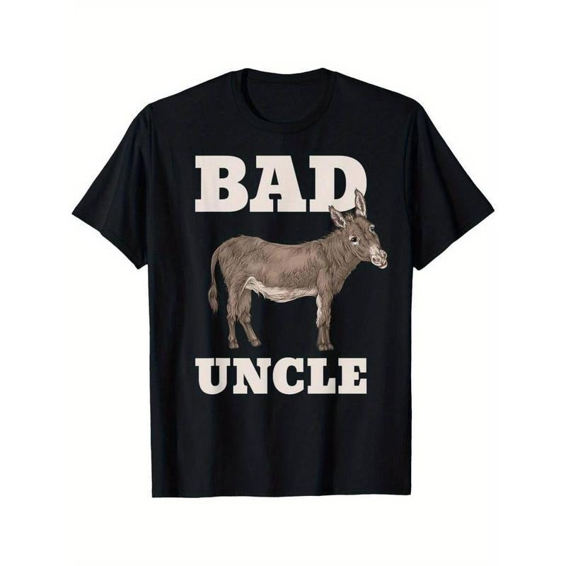 [100% Cotton] Ultra Soft, Breathable, Moisture Wicking BADASS Uncle Print T-shirt, Comfort Fit Crew Neck Tee Hoodie,...