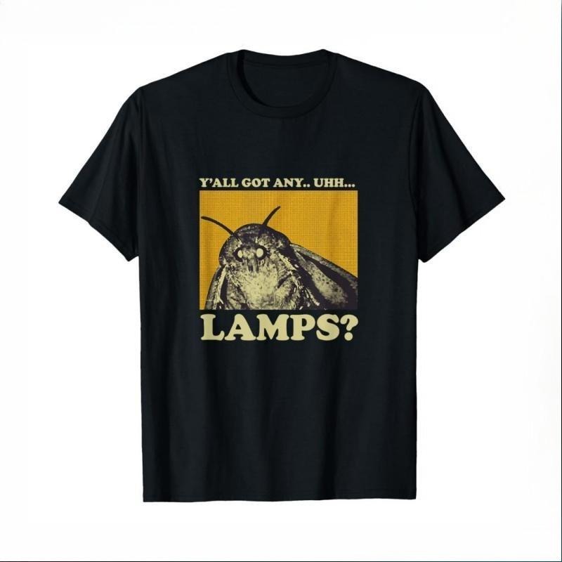 [100% Cotton] Y'All Got Any Lamps Moth Insect Meme Gift T-Shirt, Meme Tee, Funny Shirt, Dumb Shirt. Unisex Graphic Tee,...