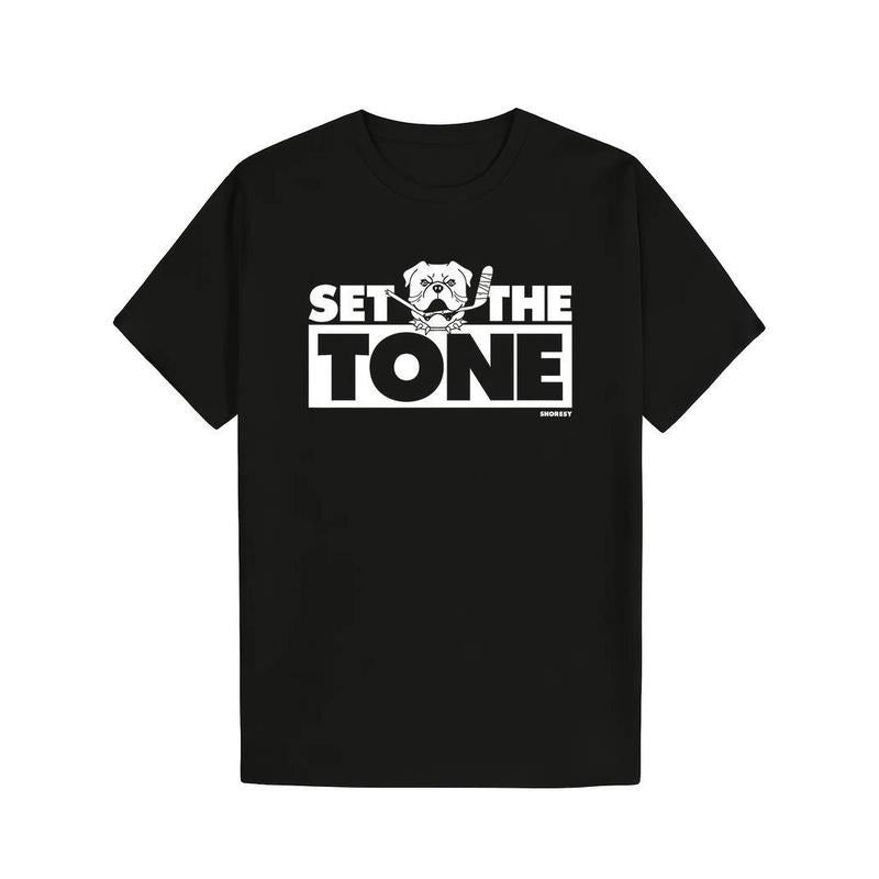 [100% Cotton] graphic tees Shoresy Set The Tone T-Shirt 100% Cotton, Soft & Comfortable Gift for Men Hoodie, Sweatshirt