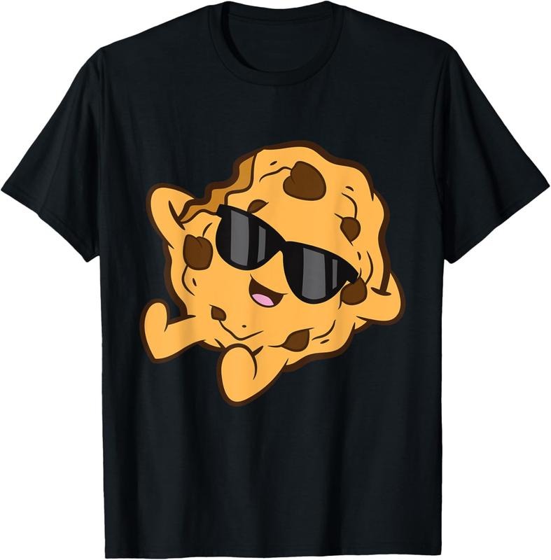 100% Cotton Chocolate Chip Cookie Relaxing Kawaii Cookie T-Shirt Hoodie, Sweatshirt | PodTeesHub.com