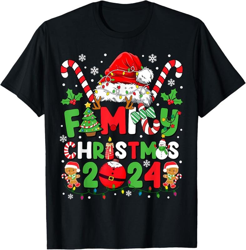 100% Cotton Christmas 2024 Family Matching Outfits Team Santa Elf Squad T-Shirt Hoodie, Sweatshirt | PodTeesHub.com