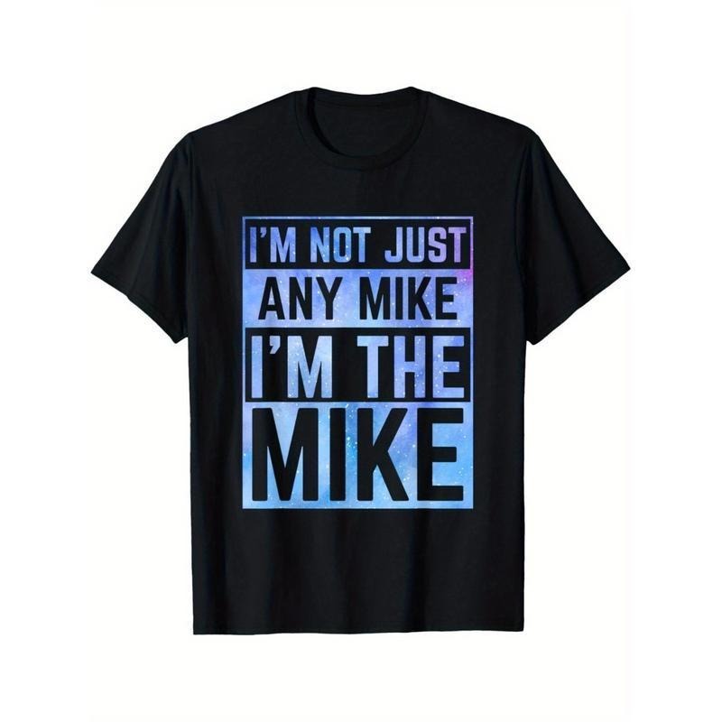 100% Cotton Customizable 'I'M The Mike' Funny T-Shirt - Soft Cotton, Perfect For Casual Outings & Date Nights Golf Gift...