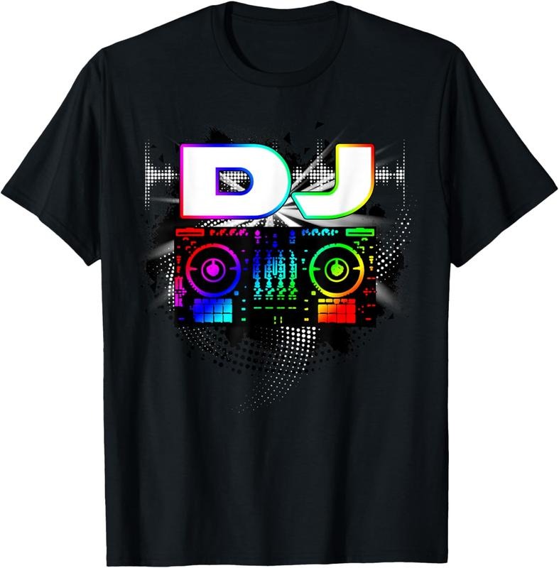 100% Cotton Dj Music Lover Music Player Sound Cool Funny Gift T-Shirt Hoodie, Sweatshirt | PodTeesHub.com