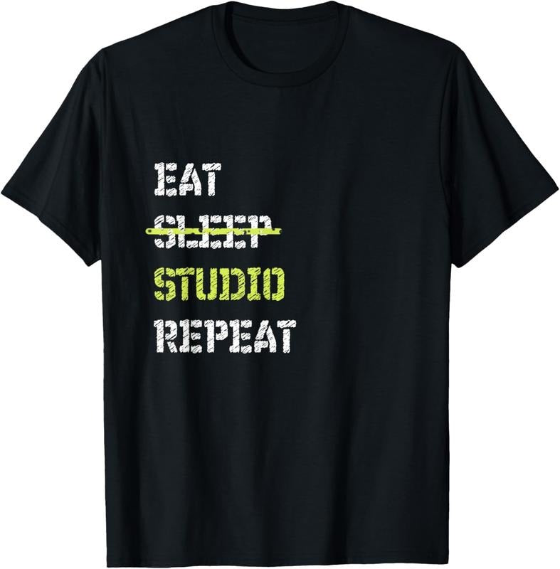 100% Cotton Eat Sleep Studio Repeat Architecture TShirt T-Shirt Hoodie, Sweatshirt | PodTeesHub.com
