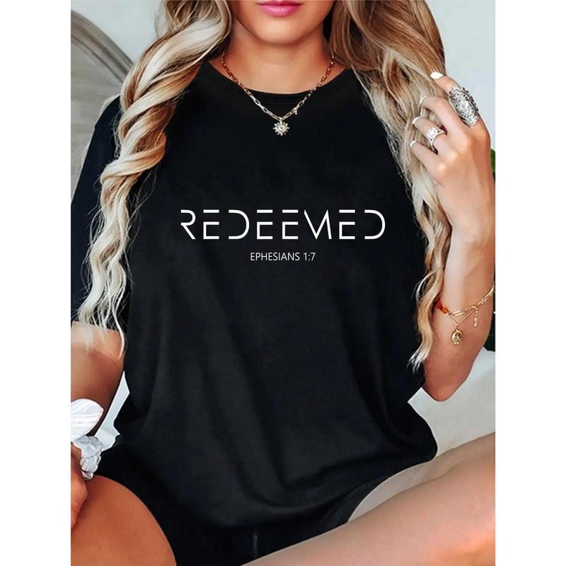 100% Cotton Ephesians 1:7 Christian Bible Verse Redemption Redeemed T-Shirt Hoodie, Sweatshirt | PodTeesHub.com