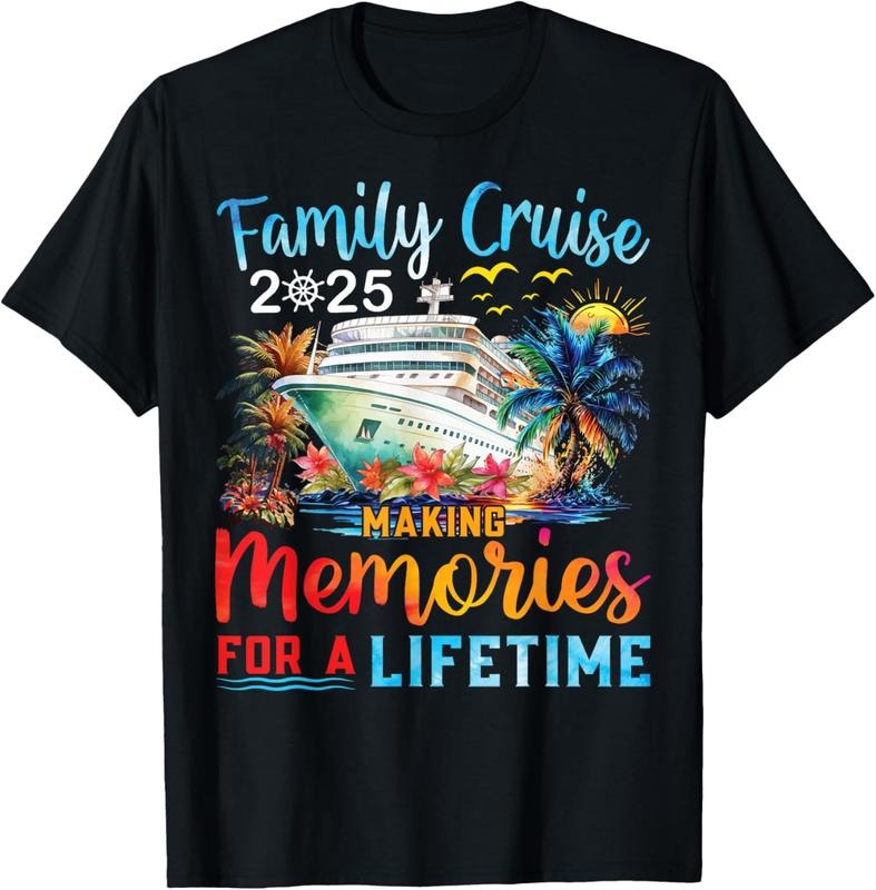 100% Cotton Family Cruise 2025 Family Matching Cruise Vacation Party T-Shirt Hoodie, Sweatshirt | PodTeesHub.com