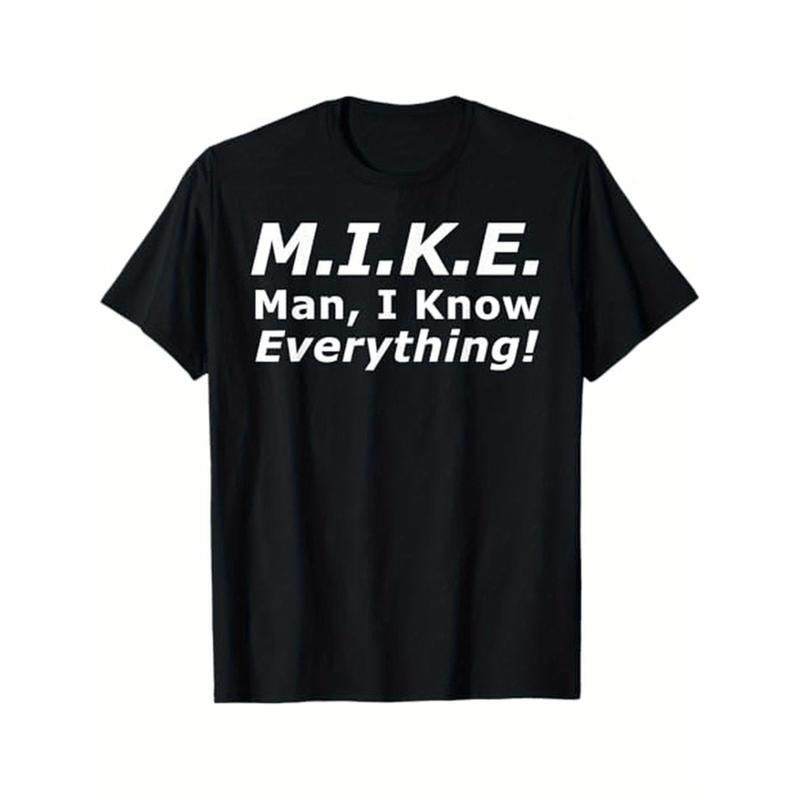 100% Cotton Funny M.I.K.E. Mike Knows Everything T-Shirt For Men Golf Gift T-Shirt For Men And Women Hoodie, Sweatshirt