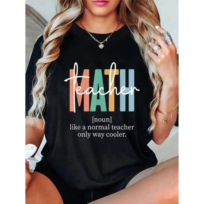 100% Cotton Funny Math Teacher Definition For Women & Men T-Shirt Hoodie, Sweatshirt | PodTeesHub.com