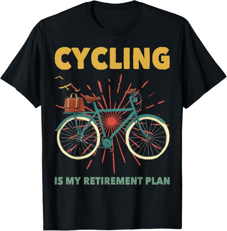 100% Cotton Funny Retirement Plan - Cycling Bicycle Lover Retire Biking T-Shirt Hoodie, Sweatshirt | PodTeesHub.com