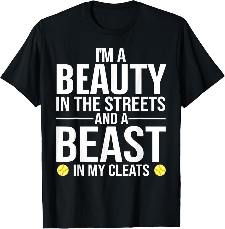 100% Cotton Funny Softball Design For Women Girls Softball Team Player T-Shirt Hoodie, Sweatshirt | PodTeesHub.com