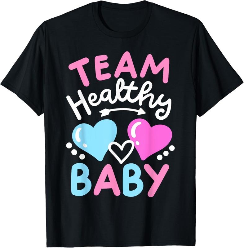 100% Cotton Gender Reveal Party Team Healthy  T-Shirt Hoodie, Sweatshirt | PodTeesHub.com