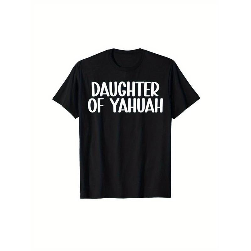 100% Cotton Golf Gift T-Shirt For Men and Women Daughter of YAHUAH 220G Pure Cotton Single-Sided Printed T-Shirt Hoodie,...