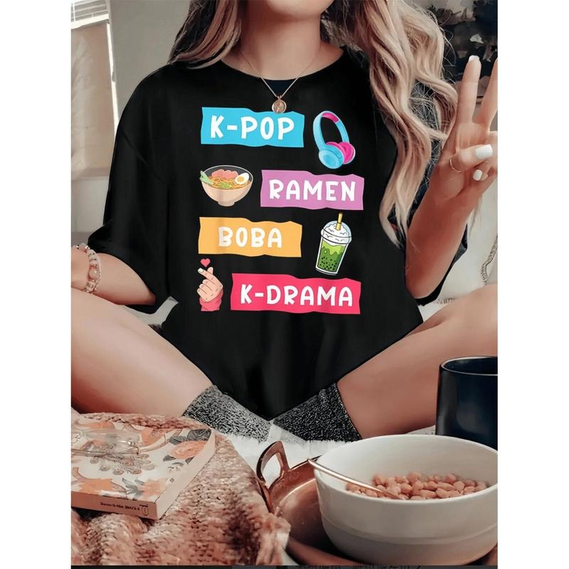 100% Cotton Golf Gift T-Shirt For Men and Women K Pop Inspired Geometric Print Crew Neck Tee For Women Stylish Casual Top...