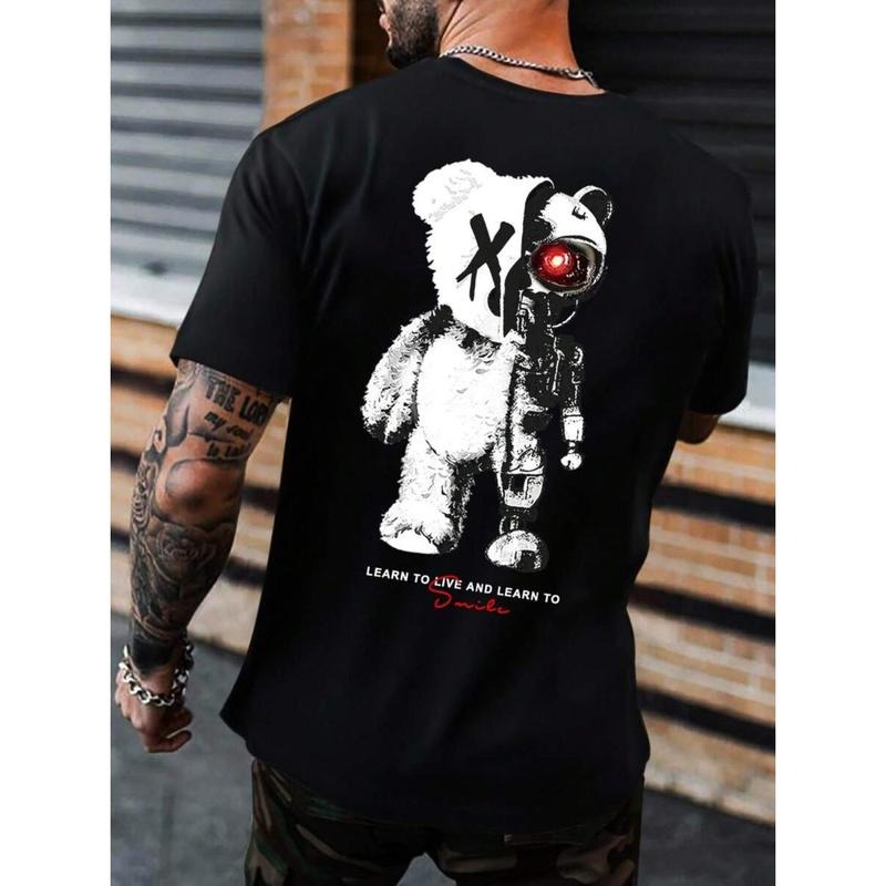 100% Cotton Golf Gift T-Shirt For Men and Women Manfinity EMRG Men Bear & Letter Graphic Tee Hoodie, Sweatshirt