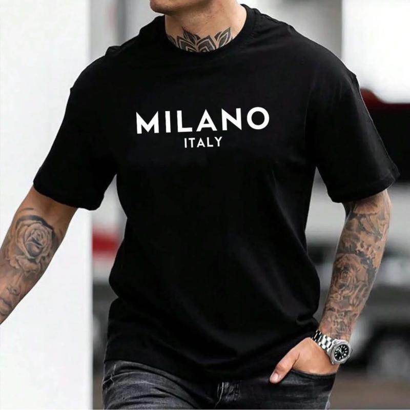 100% Cotton Golf Gift T-Shirt For Men and Women Stylish Drop Shoulder Letter Print T-Shirt For Men Regular Fit Round Neck...