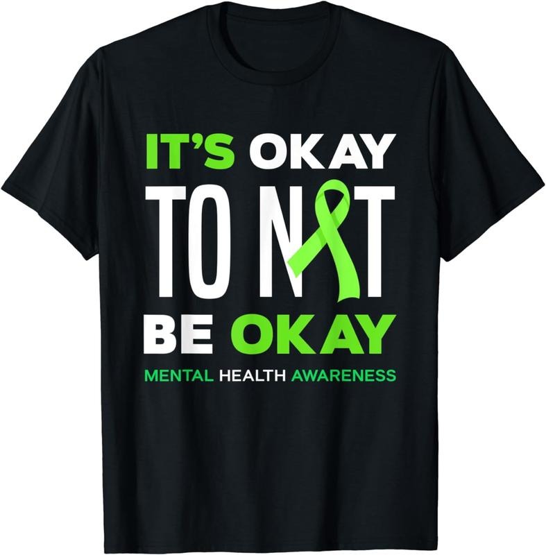 [100% Cotton]It's Ok To Not Be Ok Mental Health Awareness T-Shirt Hoodie, Sweatshirt | PodTeesHub.com