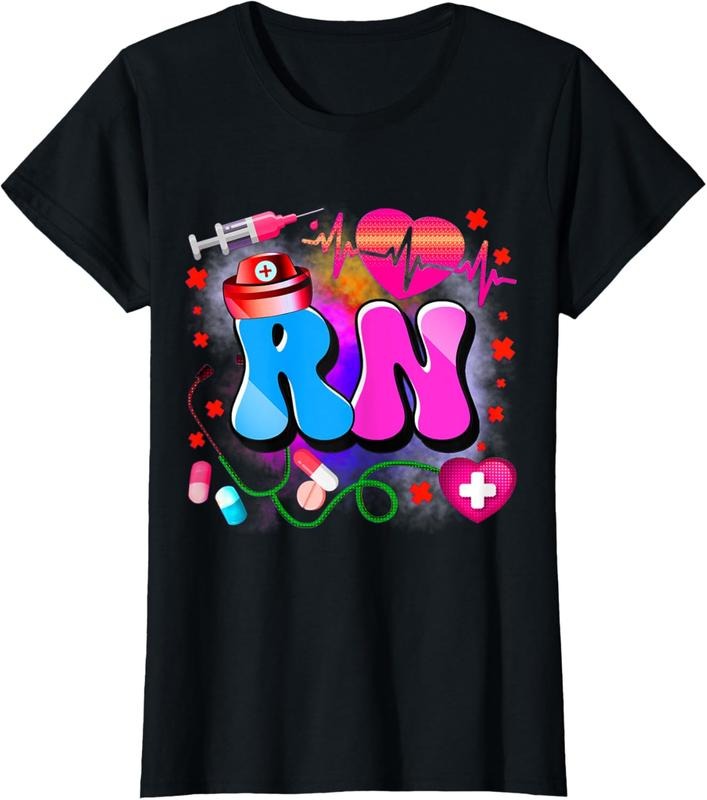 100% Cotton Registered Nurse RN - Tie Dye Registered Nurse Funny RN T-Shirt Hoodie, Sweatshirt | PodTeesHub.com