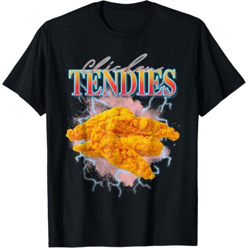 100% Cotton Unisex Chicken Tendies Tenders Weird Funny Oddly Specific Dank Meme T-Shirt Hoodie, Sweatshirt | PodTeesHub.com