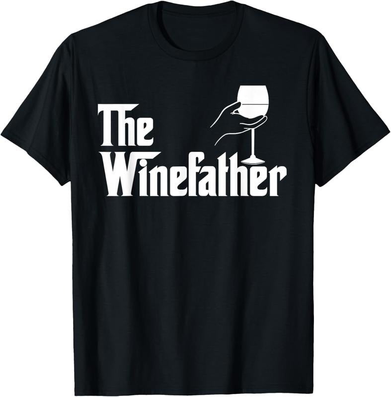 100% Cotton Winefather Wine Dad Father Red Wine White Wine Funny Gift T-Shirt Hoodie, Sweatshirt | PodTeesHub.com