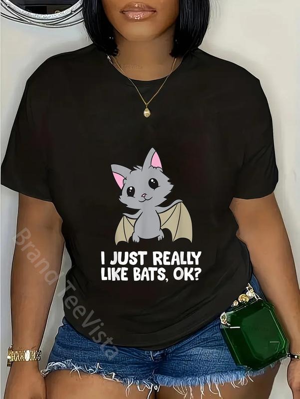 100% cotton I Just Really Like Bats, Okay Funny Bat Lover T-Shirt women graphic shirts Hoodie, Sweatshirt | PodTeesHub.com