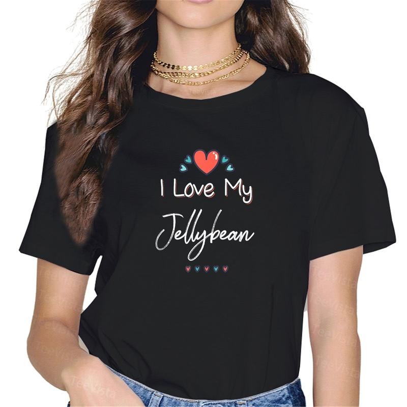 100% cotton I Love My Jellybean Cute Mothers Day T-Shirt Gift T-Shirt women graphic shirts Hoodie, Sweatshirt