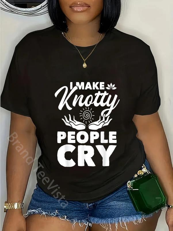 100% cotton I Make Knotty People Cry - Massage Therapist Massotherapist T-Shirt women graphic shirts Hoodie, Sweatshirt