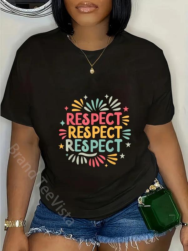 100% cotton Respect for Men Women - Inspirational Respect T-Shirt women graphic shirts Hoodie, Sweatshirt | PodTeesHub.com