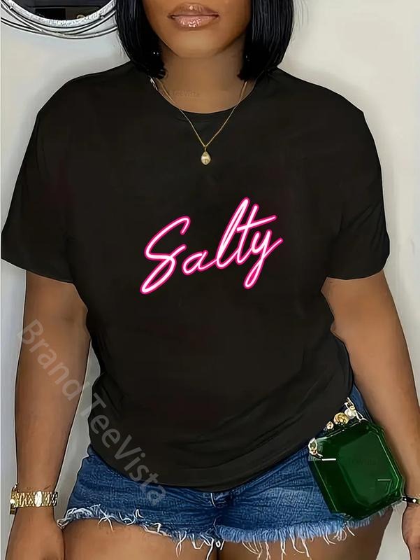 100% cotton Salty Salty Funny Women T-Shirt women graphic shirts Hoodie, Sweatshirt | PodTeesHub.com