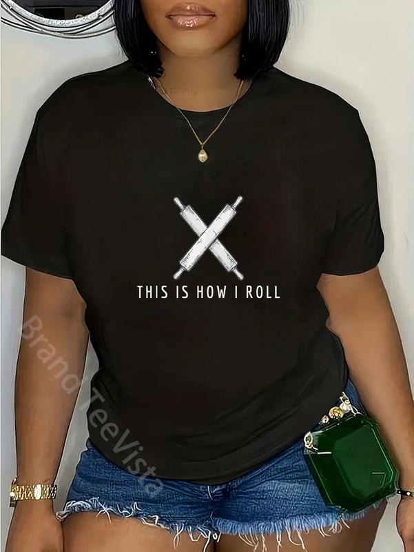 100% cotton This Is How I Roll T-Shirt Pastry Chef Bread Baker Gift T-Shirt women graphic shirts Hoodie, Sweatshirt