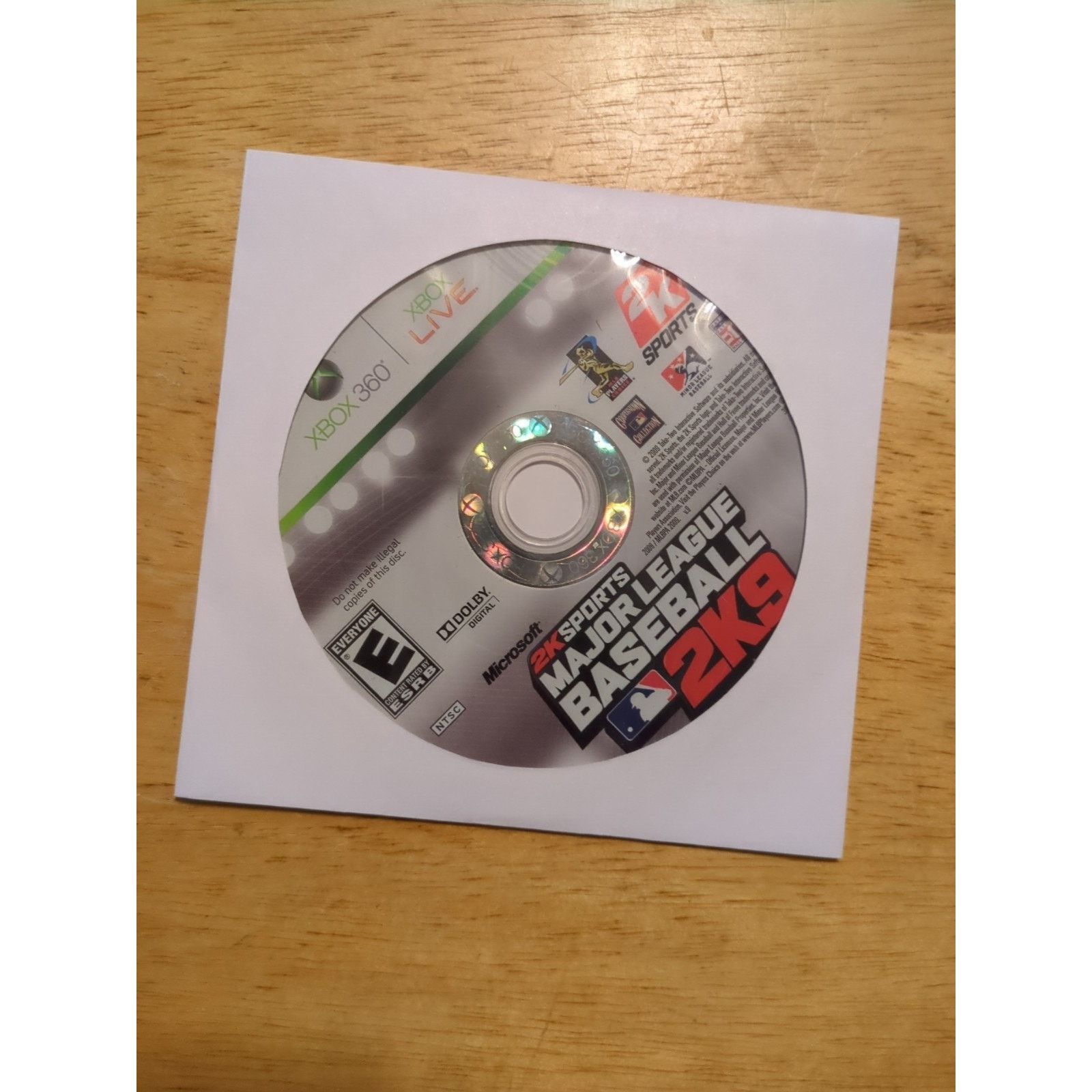 Other Mlb 2k9 Xbox 360 Disc Only T-Shirts, Hoodie, Sweatshirt