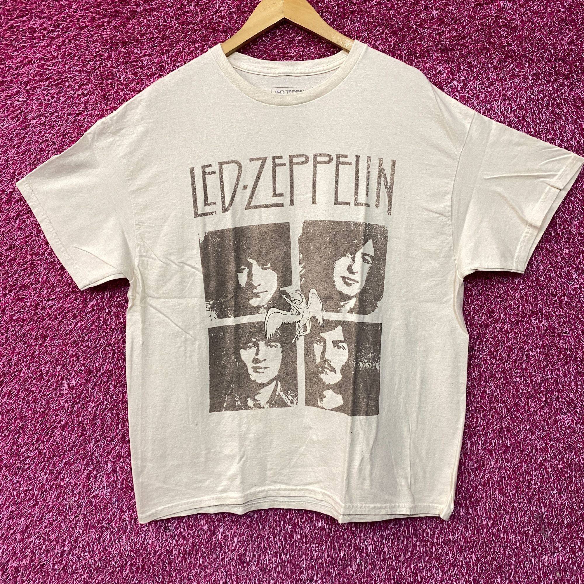 Zeppelin Led Zeppelin Band Members Portrait Vintage Style T Shirt Lar Hoodie, Sweatshirt | PodTeesHub.com