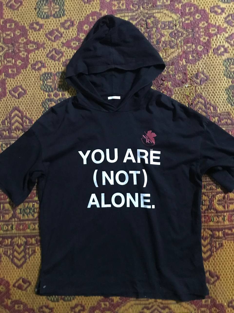 Anime Evangelion Nerv You Are Not Alone Hoodie Tee Sweatshirt | PodTeesHub.com
