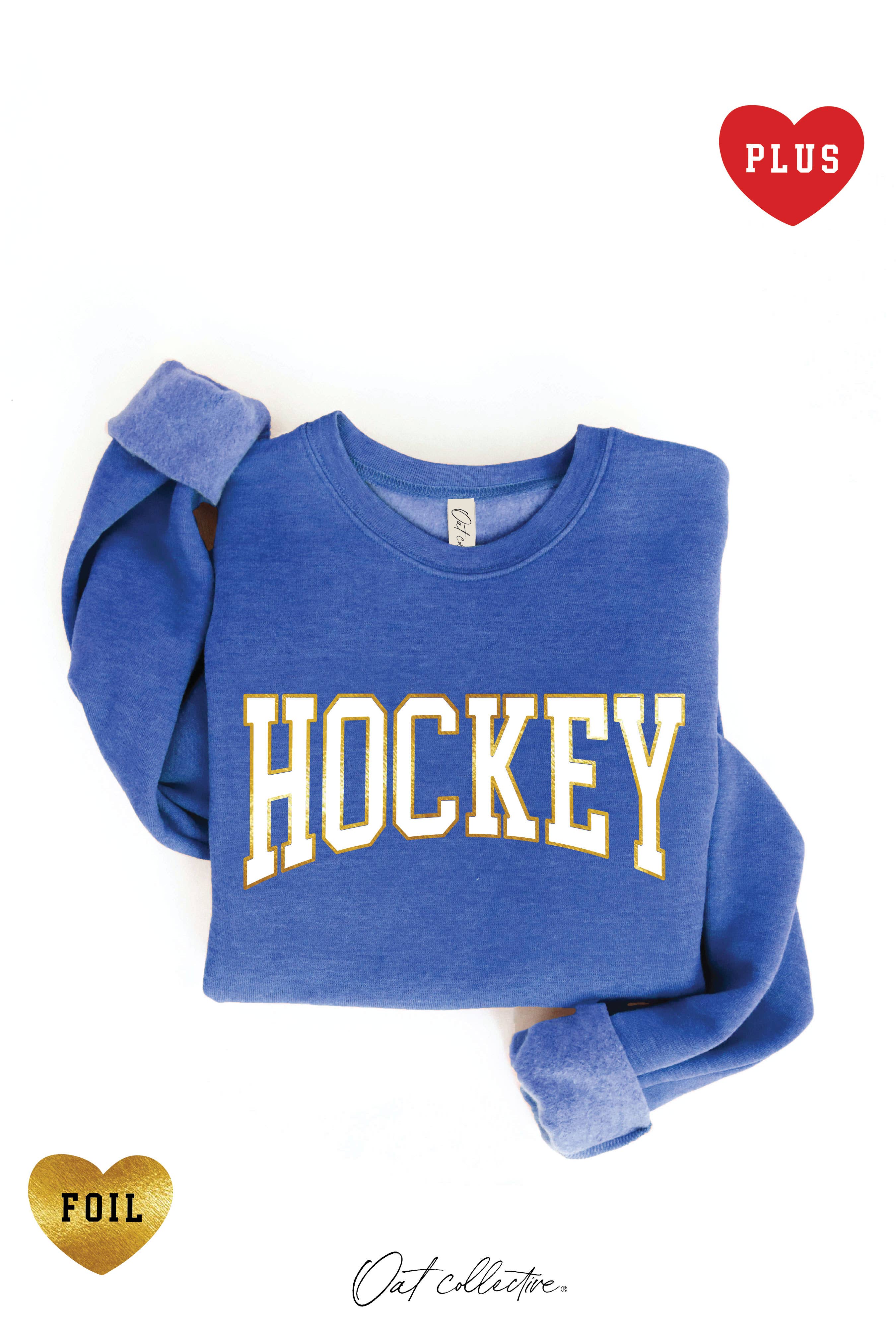 Hockey Foil Plus Graphic Sweatshirt T-Shirts, Hoodie | PodTeesHub.com