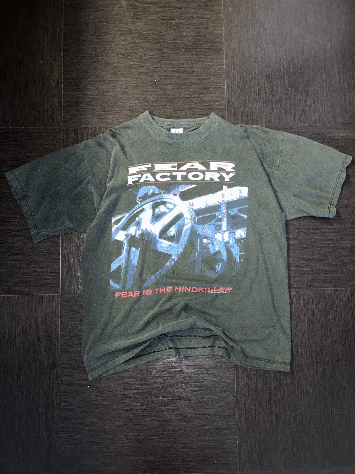 Vintage Thrashed Fear Factory Tour Tee Hoodie, Sweatshirt | PodTeesHub.com