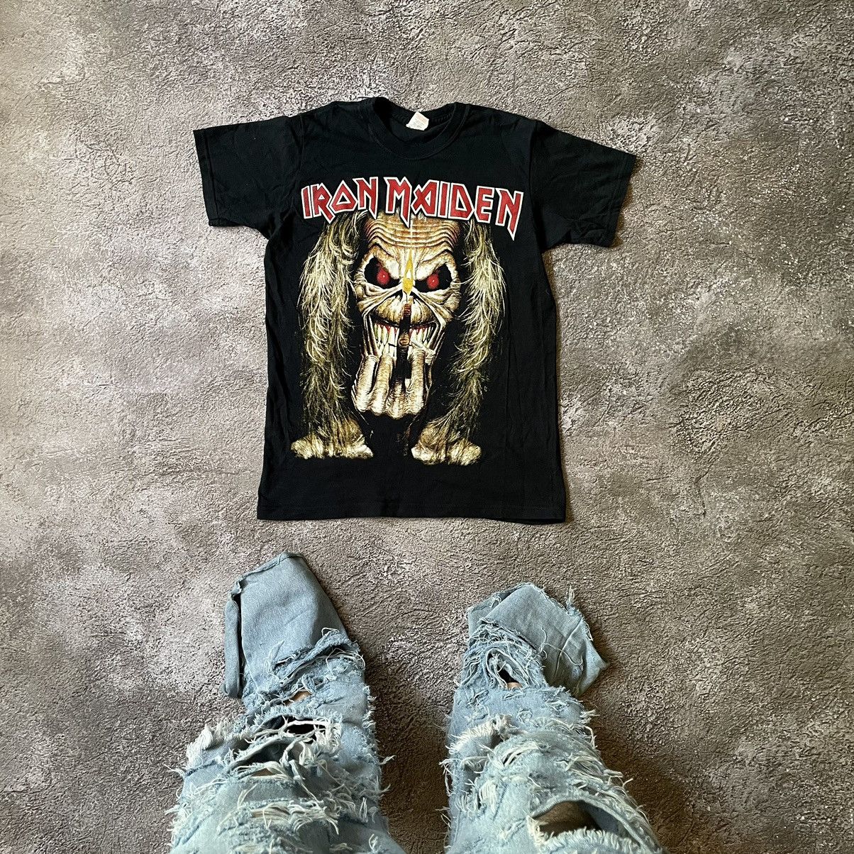 Vintage Y2k Iron Maiden Fuck Dead Face Creepy Horror Tee 90s Hoodie, Sweatshirt | PodTeesHub.com