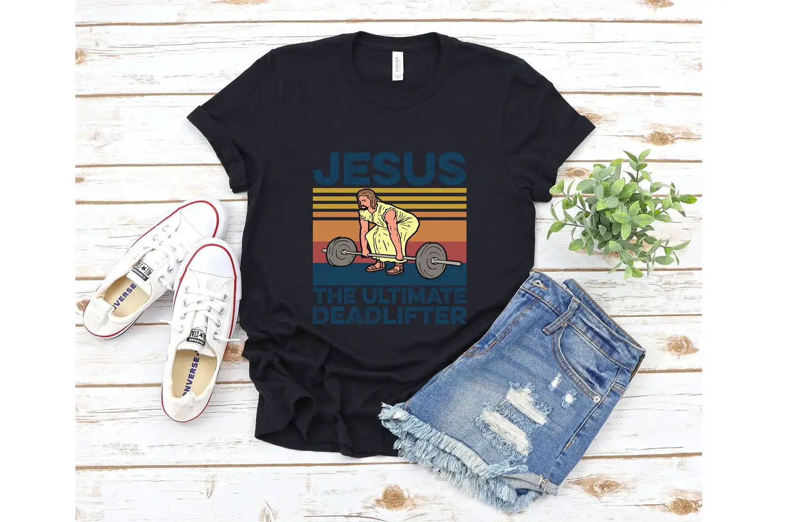 Jesus the Ultimate Deadlifter T-Shirt Hoodie, Sweatshirt | PodTeesHub.com