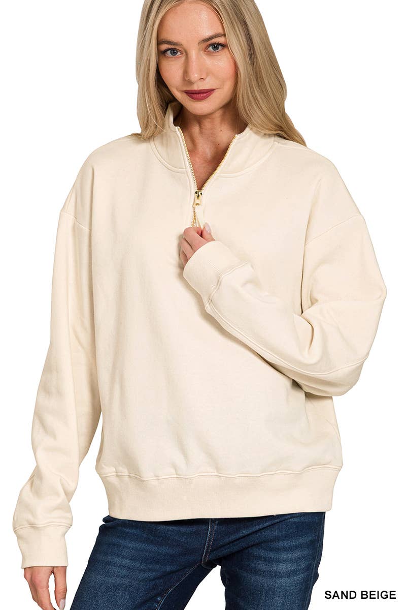 ,.1218 Fleece Half Zip Sweatshirt SI-28368 T-Shirts, Hoodie | PodTeesHub.com