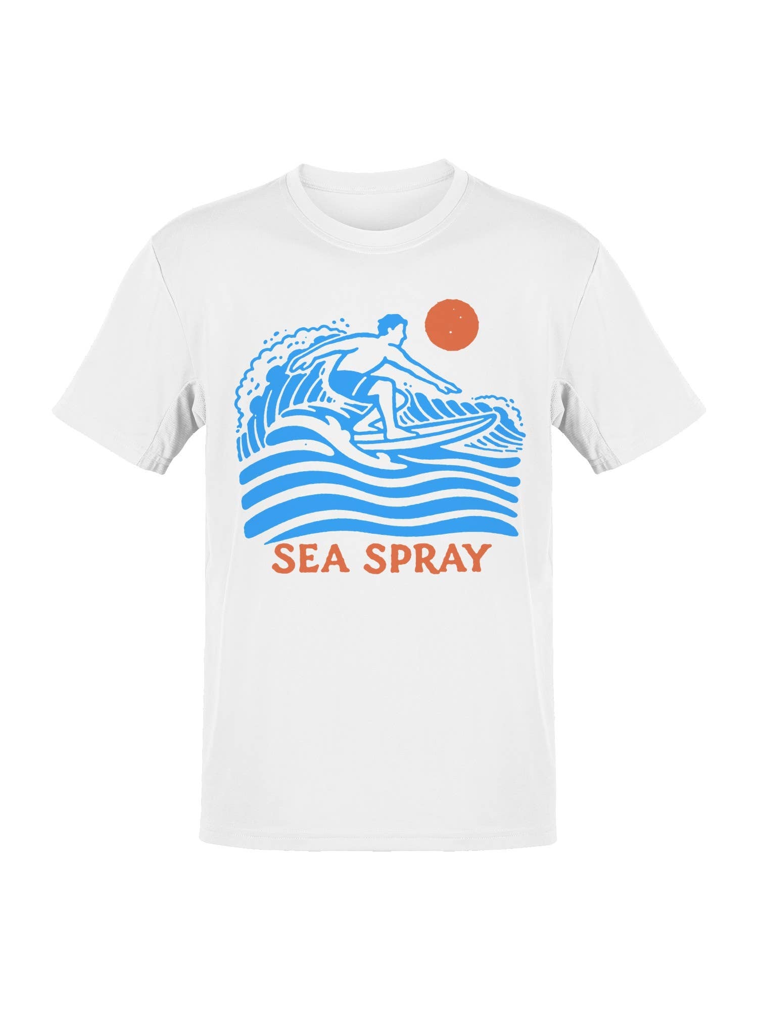 Sea Spray Surfing Wave Art Men's T-Shirt Hoodie, Sweatshirt | PodTeesHub.com