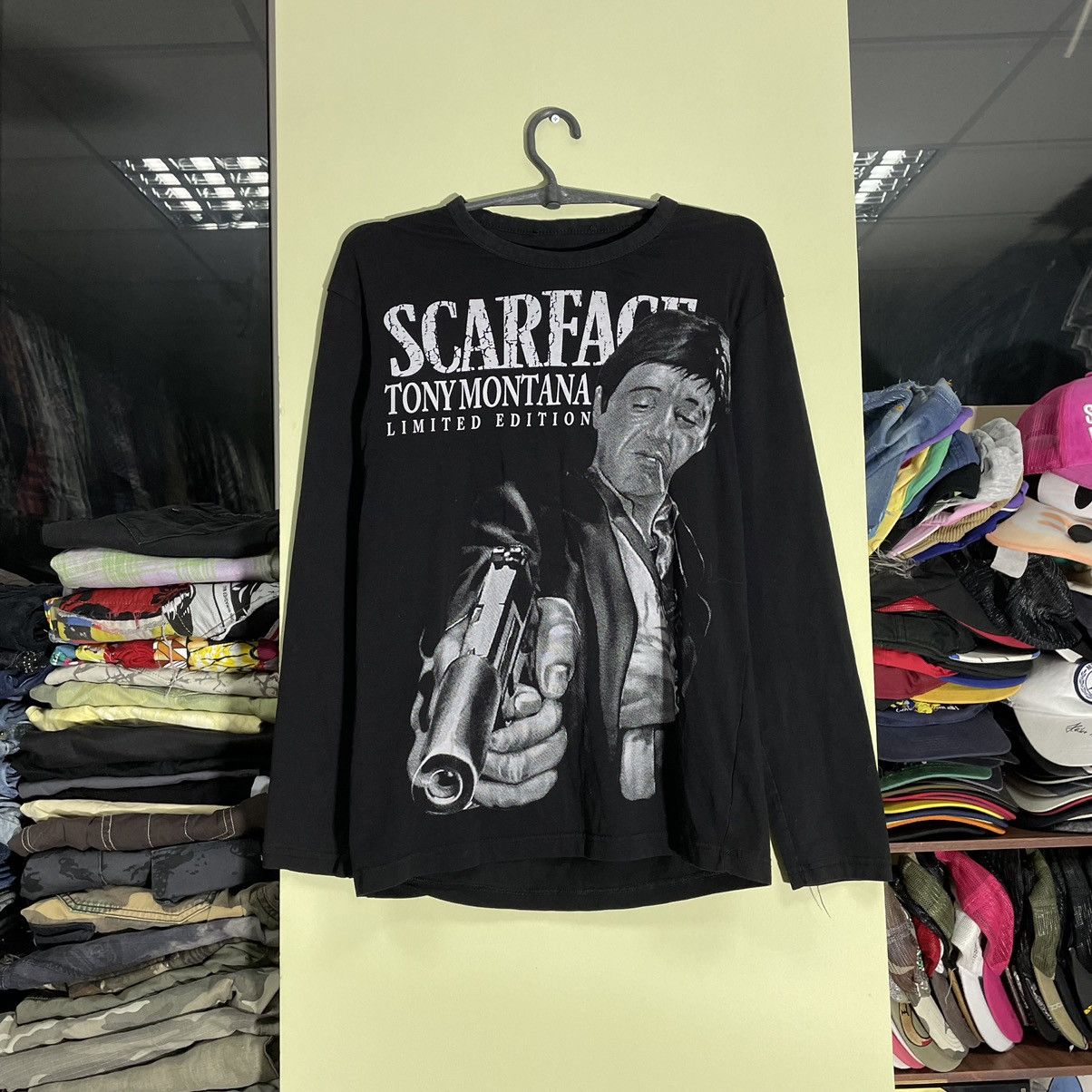 Vintage Y2k Scarface Tony Montana Horror Tee Streetwear Hoodie, Sweatshirt | PodTeesHub.com