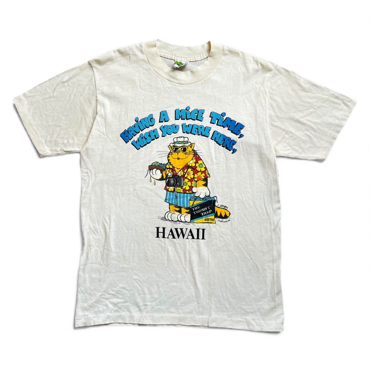 Vintage Super Shirts 80s Garfield Hawaii Tshirt Hoodie, Sweatshirt | PodTeesHub.com